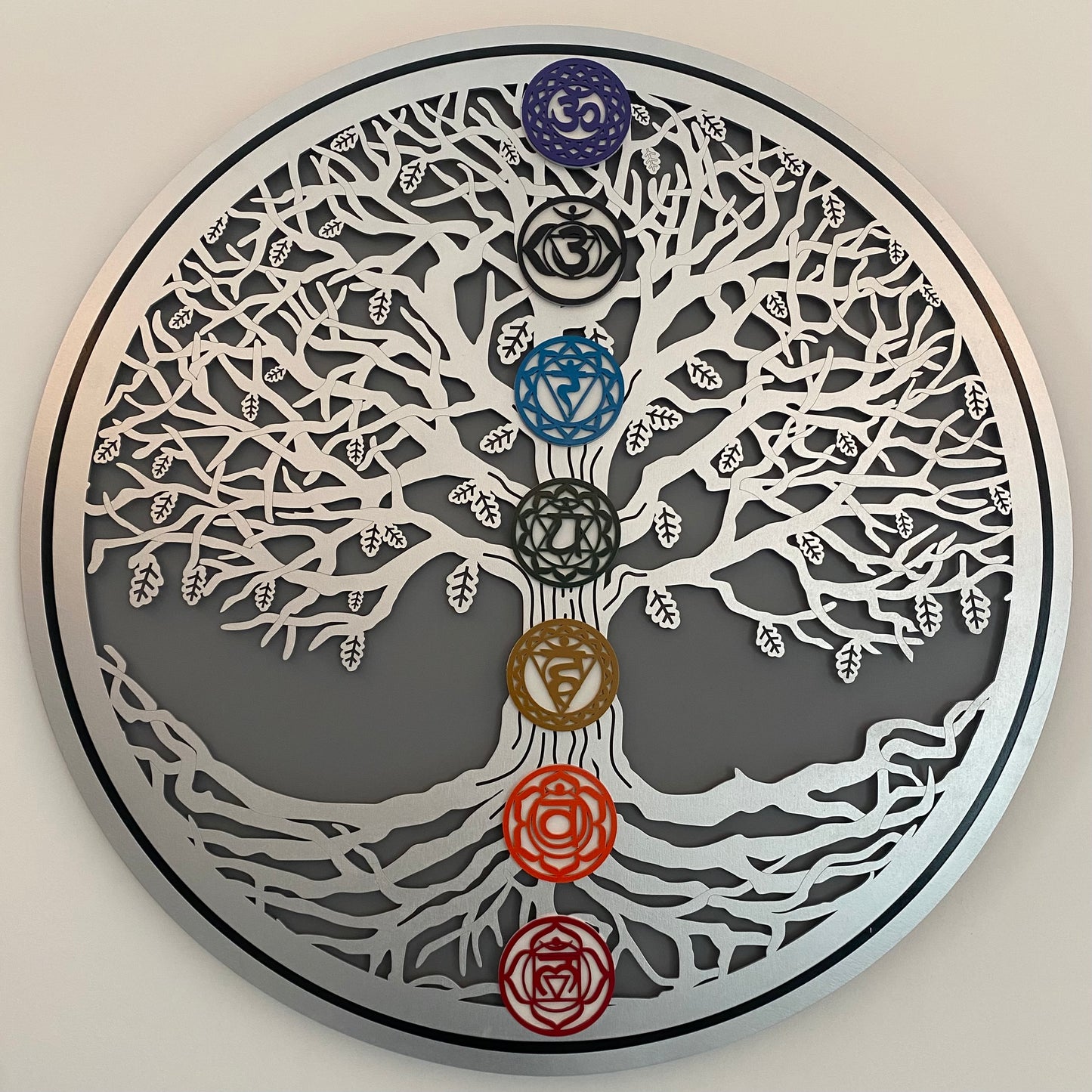 Árbol de la vida con chakras 80 cm