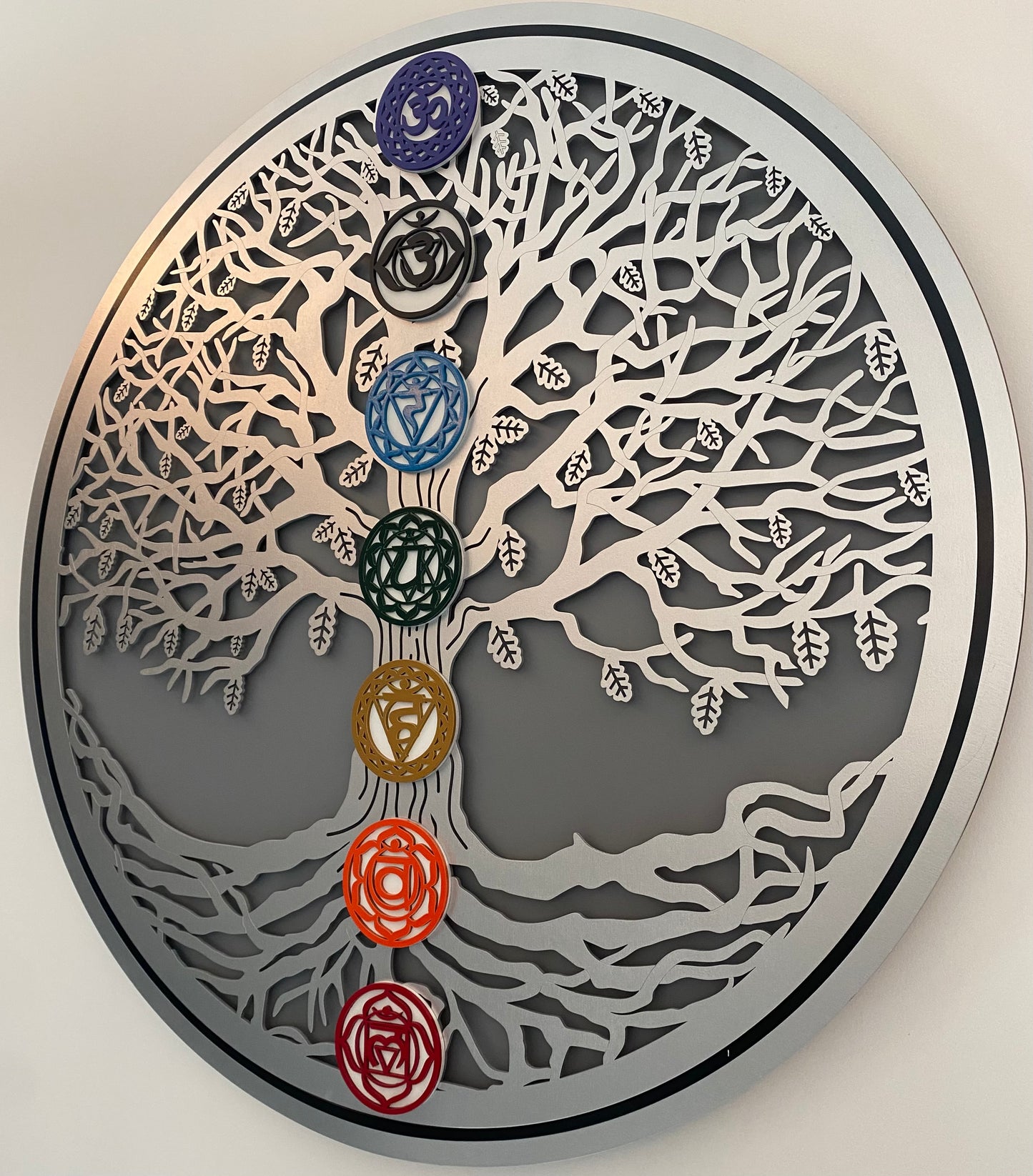 Árbol de la vida con chakras 80 cm