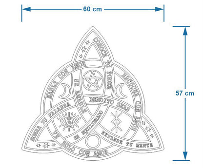 Triqueta en español 60 cm